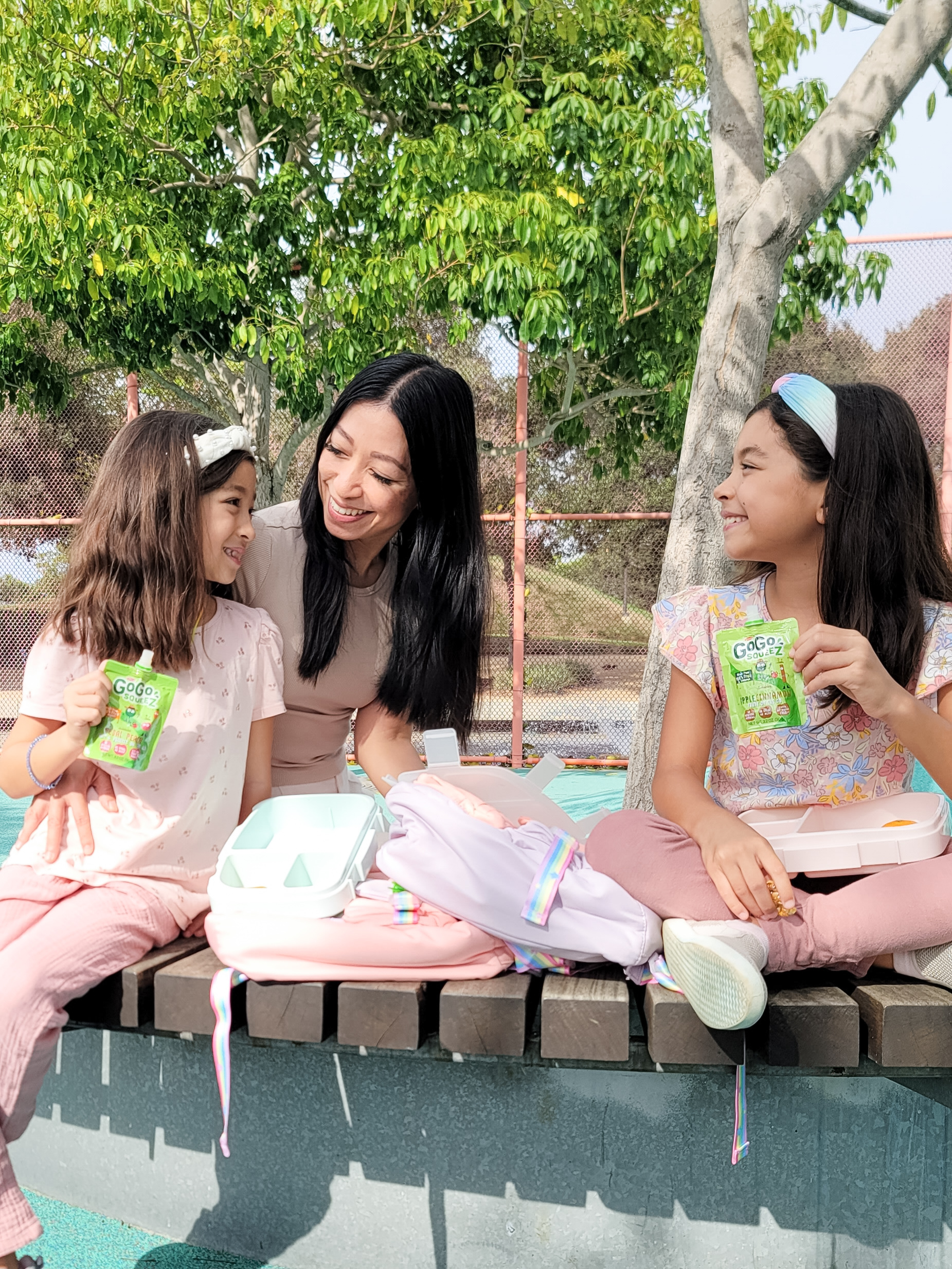 Mom blogger featuring a food brand in a lifestyle setting, creating authentic content that supports SEO through backlinks and keyword-rich storytelling.