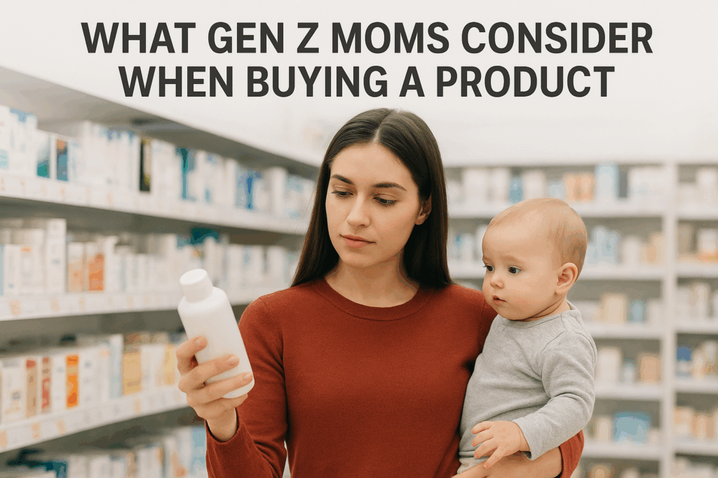 A Gen Z parent shopping for a product.