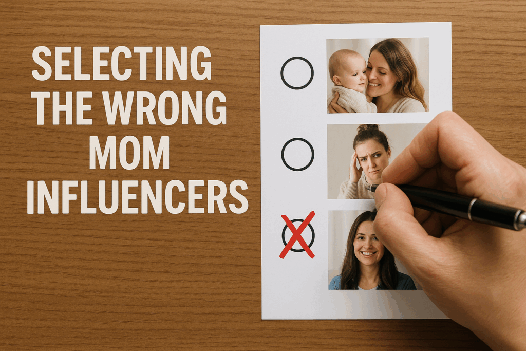 Selecting the wrong influencer.