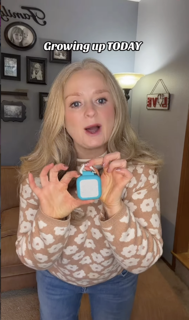 Mom Influencer connecting with her audience in a way that feels natural and helps other moms understand. 